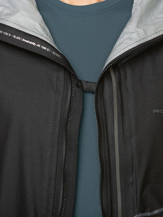 Sportjacke Wasserdicht und Winddicht Black, Blue
