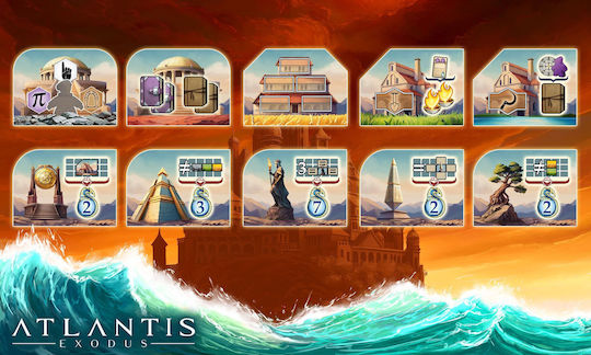 Επιτραπέζιο Παιχνίδι Atlantis Exodus για 1-4 Παίκτες 14+ Ετών (EN) Dlp Games