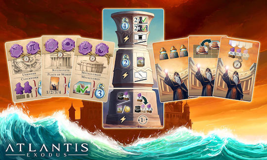 Επιτραπέζιο Παιχνίδι Atlantis Exodus για 1-4 Παίκτες 14+ Ετών (EN) Dlp Games