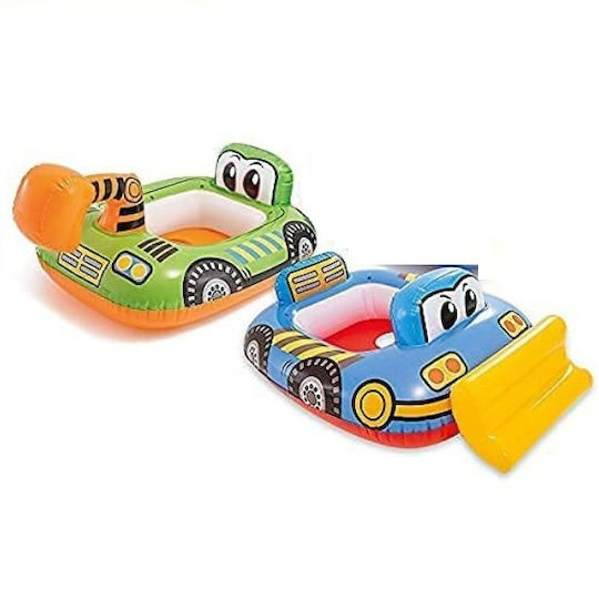 Kids Swim Trainers Blue Car