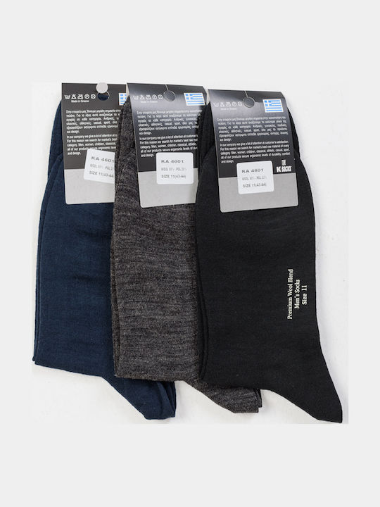 K Socks Bărbați Șosete Multicolor 3Pachet