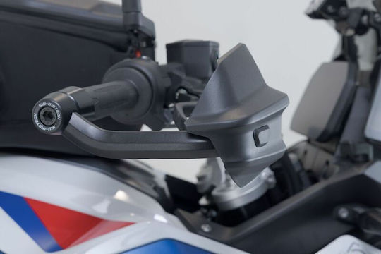 SW-Motech Motorcycle Protective Hand Guards in Black Colour