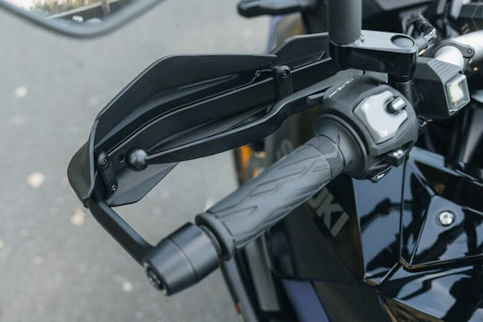 SW-Motech Motorcycle Protective Hand Guards in Black Colour