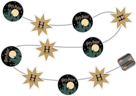 Ghirlandă Luminoasă de Crăciun Harry Potter 10 Led 1,65m
