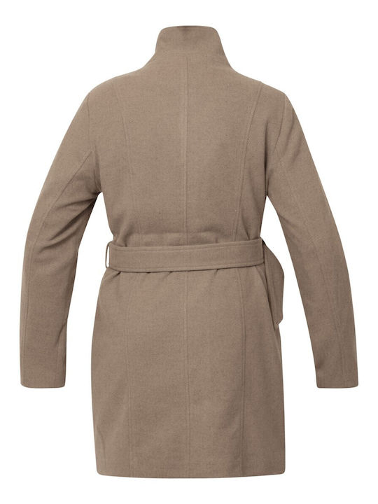 Palton pentru femei beige Palton