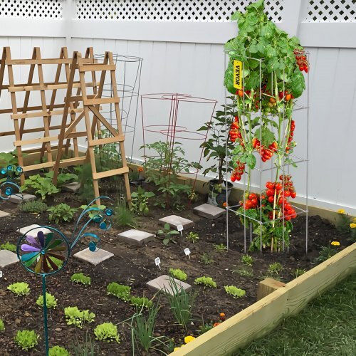Vevor Tomato Cages 10pcs Steel PVC Coating Plants Vegetables Fxkzdfqzz1246au8wv0
