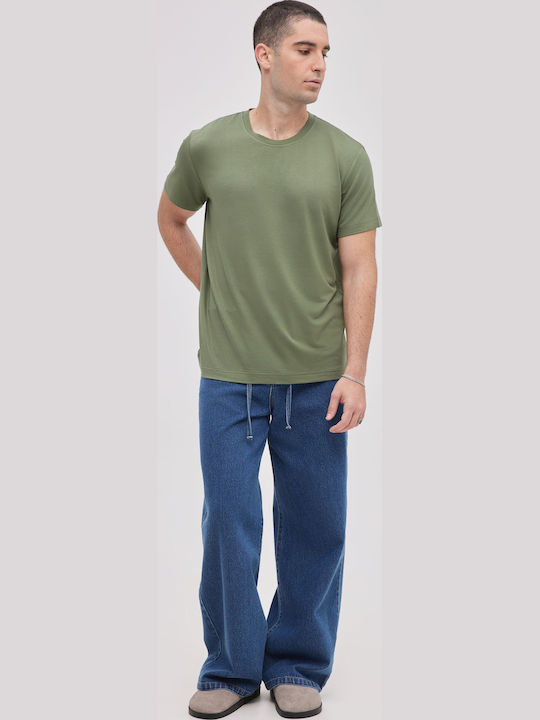 Short Sleeve Blouse Khaki