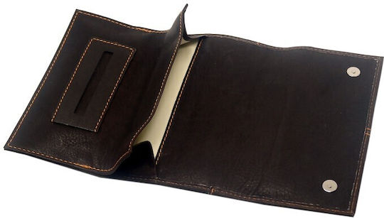 Marvel Lederne Tabaktasche in mit Verschluss Leather tobacco pouch