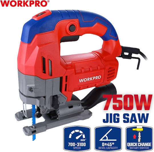 WorkPro WP471001CE Fierăstrău Reciprocant 750W
