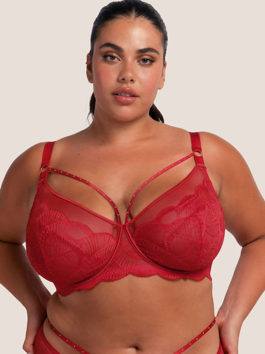 Dorina Minimizer Minimizer Bra without Padding without Underwire red