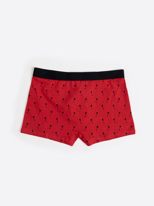 Admas Men's Boxer Red