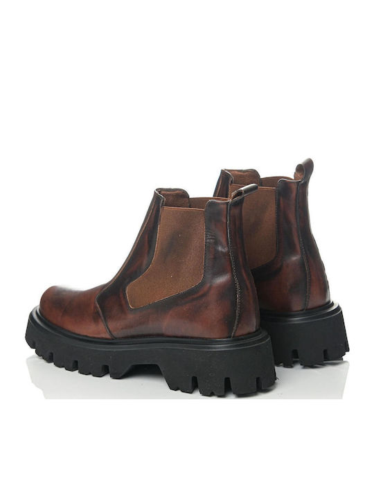 Leather Brown Men's Boots