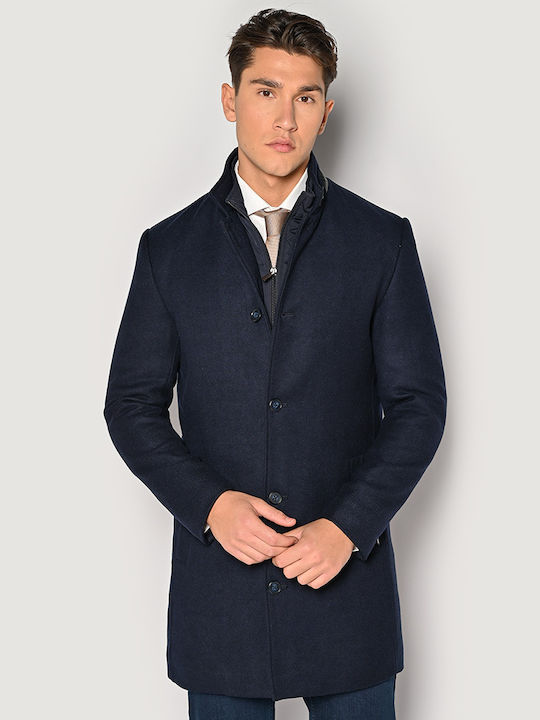 Sogo Men's Coat Blue