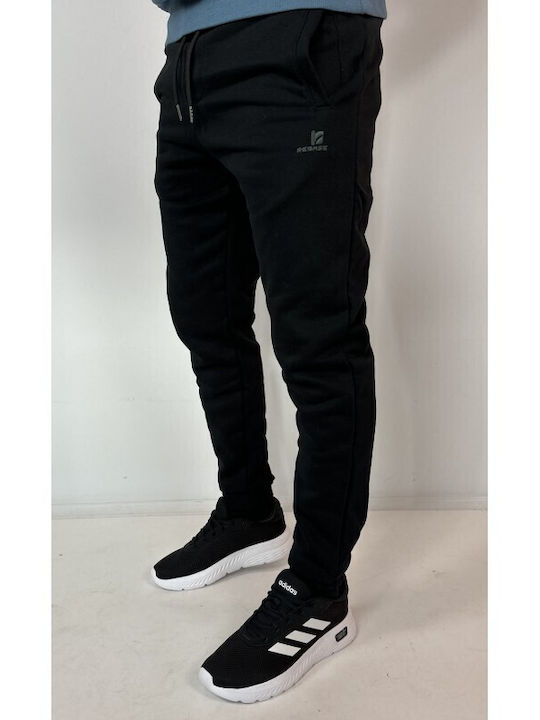 Rebase Sweatpants with Elastic BLACK