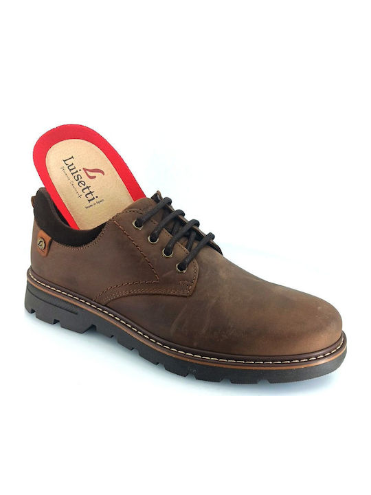 Men's Leather Casual Shoes Brown