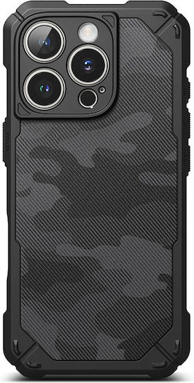 Ringke Rugged Gear Задна корица Устойчив Черно (iPhone 16 Pro)