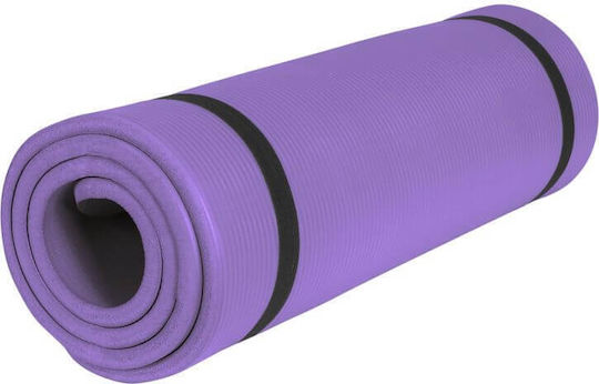 Optimum Στρώμα Γυμναστικής Pilates Μωβ (183x61x1.5cm)