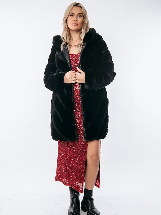 Women's Short Fur Beige