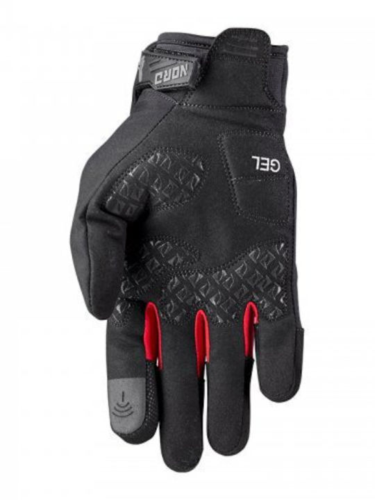 Nordcode Glenn Evo Winter Men's Motorcycle Gloves Neoprene Black/Red