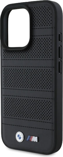 BMW M Perforated And Stitched Line Magsafe Umschlag Rückseite Kunststoff Schwarz (iPhone 17 Pro Max / iPhone 17 Pro / iPhone 16 Pro Max)