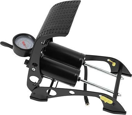 Michelin Floor Foot Pump Dual Piston Approved Pressure Gauge 7 Bars 009505