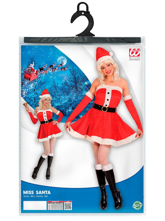 Weihnachtskostüm Weihnachtsfrau Santas kleiner Helfer Rot