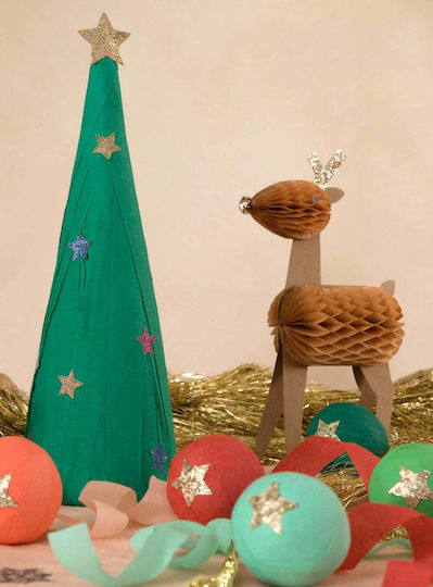 Meri Meri Weihnachtliche Figur Rentier 3Stück