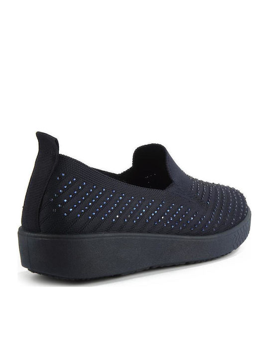 Текстил Дамски Slip-On Син