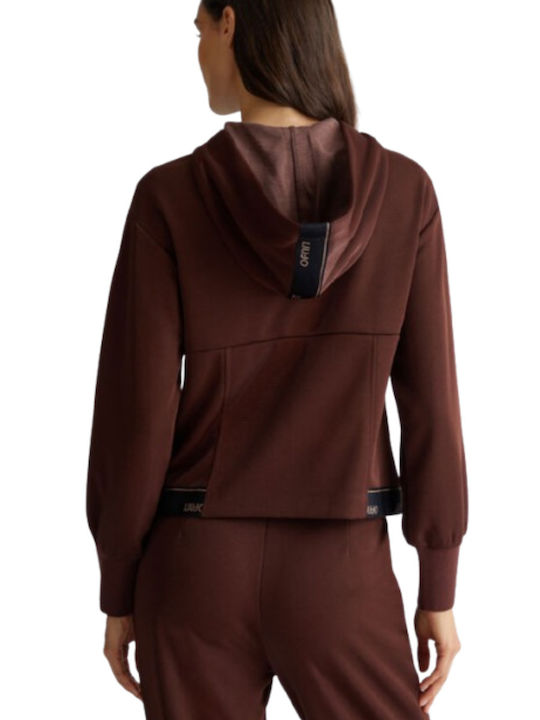 Liu Jo Women's Cardigan with Zipper Brown