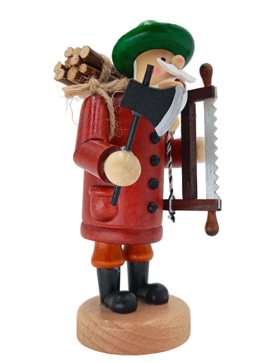 Decorative Figure Smoker Lumberjack Dimensions 15x6x7cm