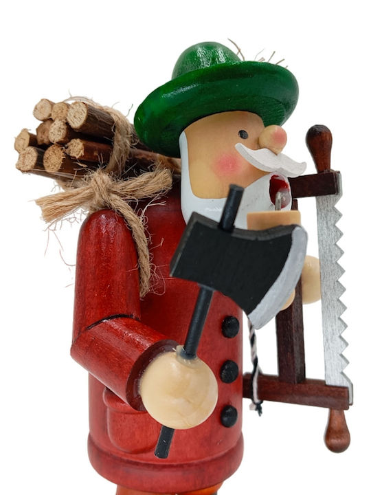 Decorative Figure Smoker Lumberjack Dimensions 15x6x7cm