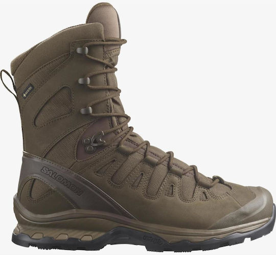 Salomon Military Boots Quest 4d Forces 2 with membrane Gore-Tex Leather Brown L47234100