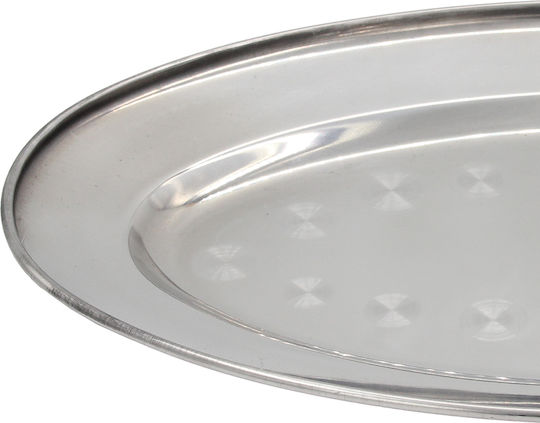 Stainless Steel Oval Platter 18/c 34x21 cm Keskor 63215