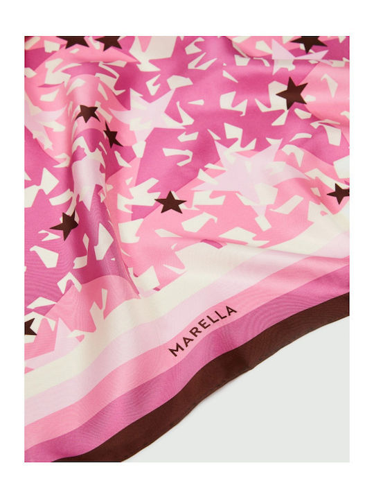 Marella Women's Silk Scarf Pink