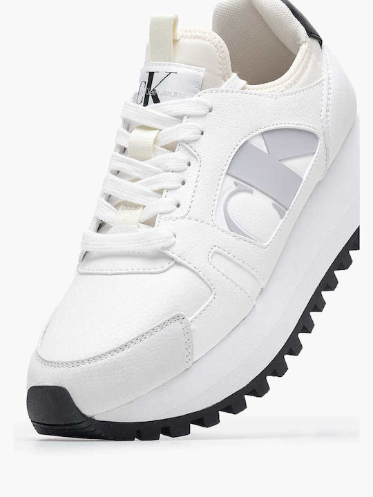 Calvin Klein Γυναικεία Sneakers Λευκά