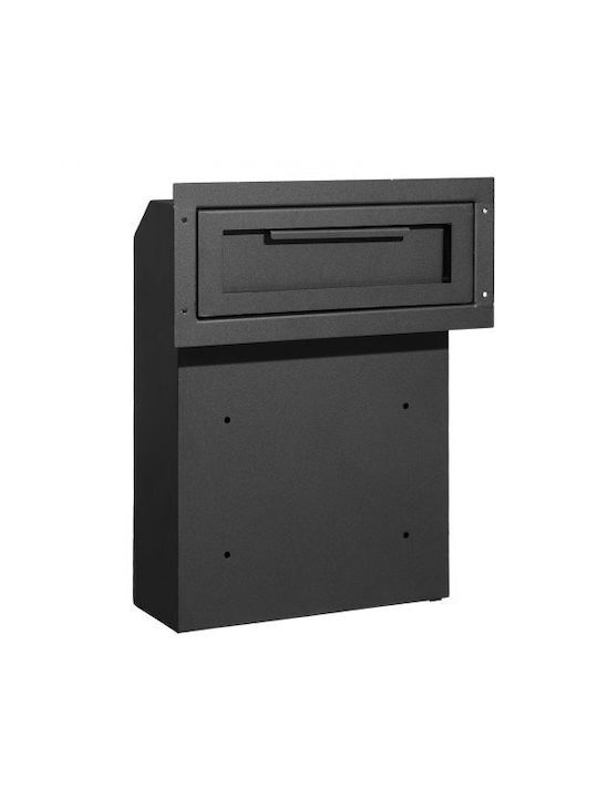 Vevor Κουτί Ρίψης Κλειδιών 12x6x16" Κλειδαριά Μαύρο Cqxbx12616inyug59v0