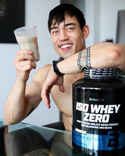 Biotech USA Iso Whey Zero With Glutamine & BCAAs Whey Protein Gluten & Lactose Free with Flavor Banana 2.27kg