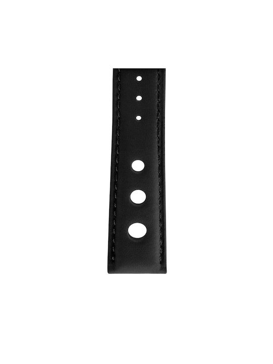 Morellato Leather Strap Black 20mm