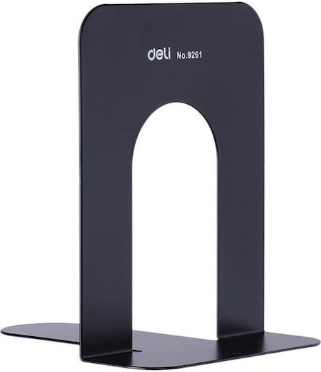 Metallic Bookend in Black Color 2pcs 15.7x12.8x16.5cm