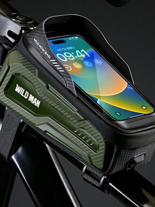 Wildman Gears Bike Frame Bag 1L Green