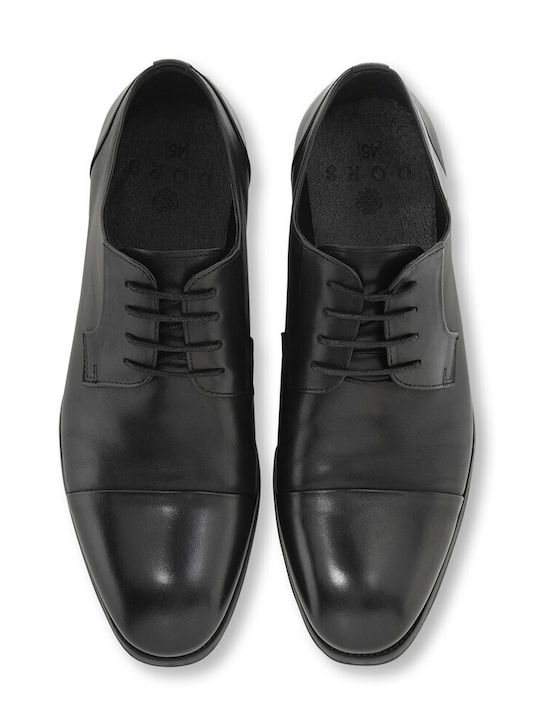 Dors Men's Leather Oxfords Black