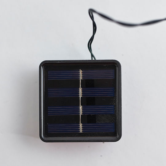 80 Λαμπάκια LED 1μ. Λευκά Ηλιακά σε Σειρά