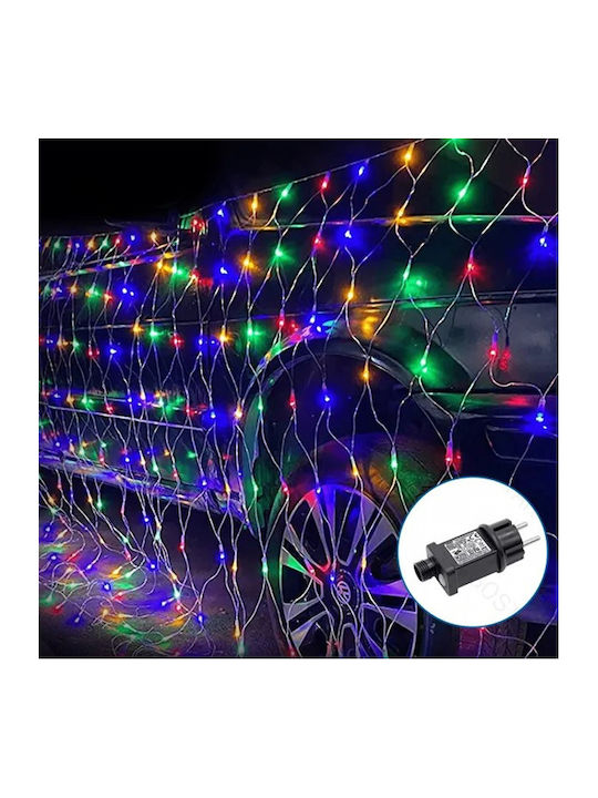 200 Lights LED 3m. x 150cm Multicolor type Net 1pcs 200 Lights LED 3m. x 150cm Multicolor type Net 1pcs