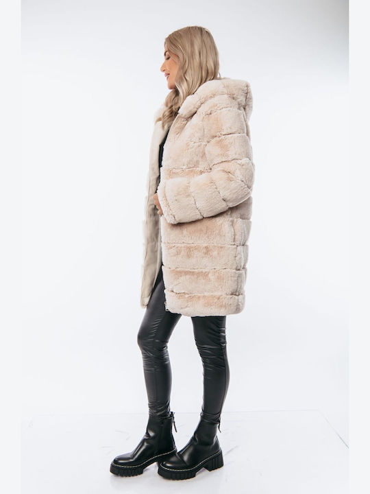 Women's Short Fur Black