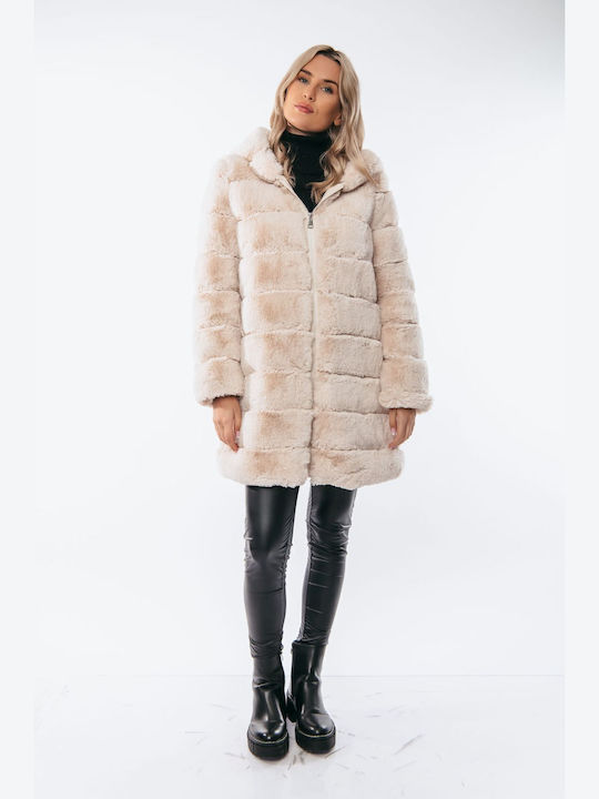 Women's Short Fur Black