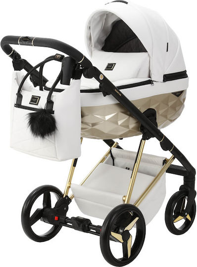 Adamex Quantum Star Collection Ρυθμιζόμενο Καρότσι 2 σε 1 Μπεζ 14.7kg