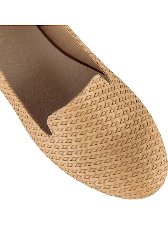 Дамски Loafers в Бежов Цвят