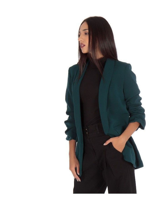 Silia D Women's Blazer Dark Green