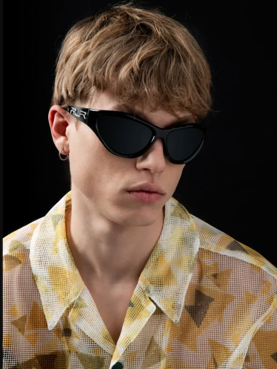 Polar Unisex Ochelari de soare cu Negru Cadru și Negru Polarized Lentilă PLR-Obey-76