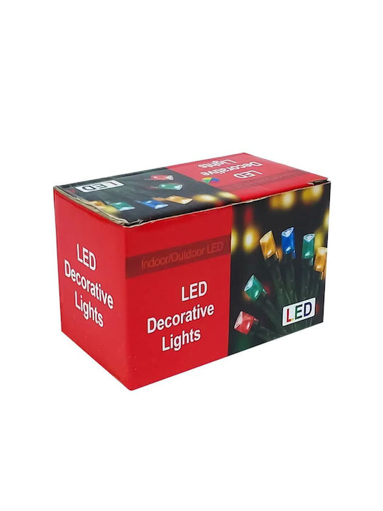 100 Λαμπάκια LED 10μ. Πολύχρωμα σε Σειρά